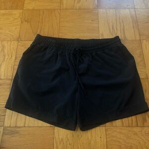 Women's Black Casual Shorts